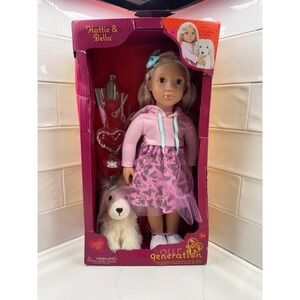 Our generation Hattie & Bella 18-inch Doll & Pet Puppy Set